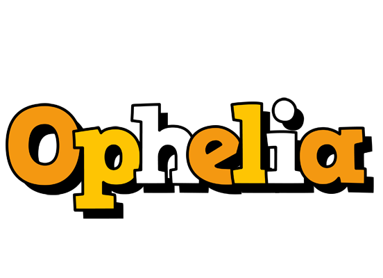 Ophelia cartoon logo