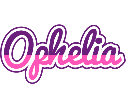 Ophelia cheerful logo