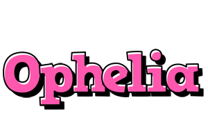 Ophelia girlish logo