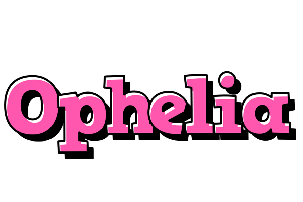 Ophelia girlish logo