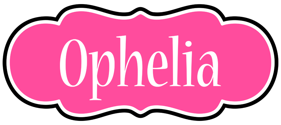 Ophelia invitation logo