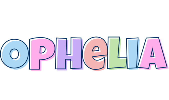 Ophelia pastel logo