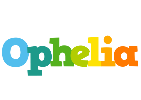 Ophelia rainbows logo