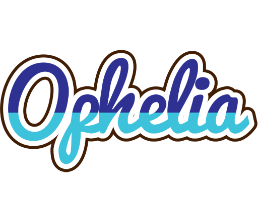 Ophelia raining logo