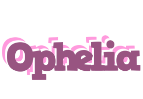 Ophelia relaxing logo