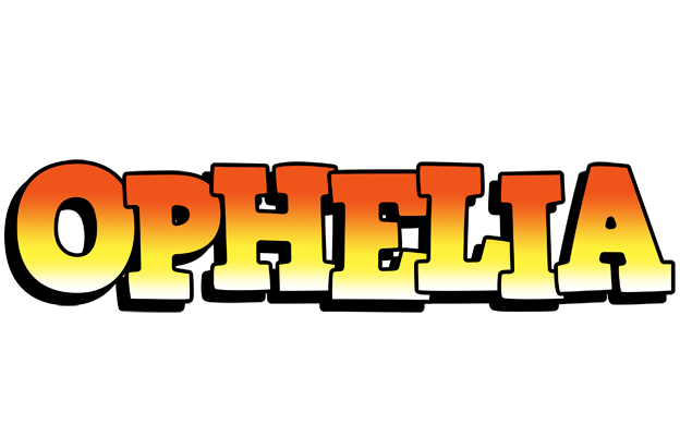 Ophelia sunset logo