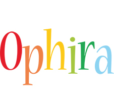 Ophira birthday logo