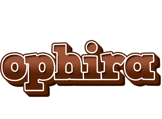 Ophira brownie logo
