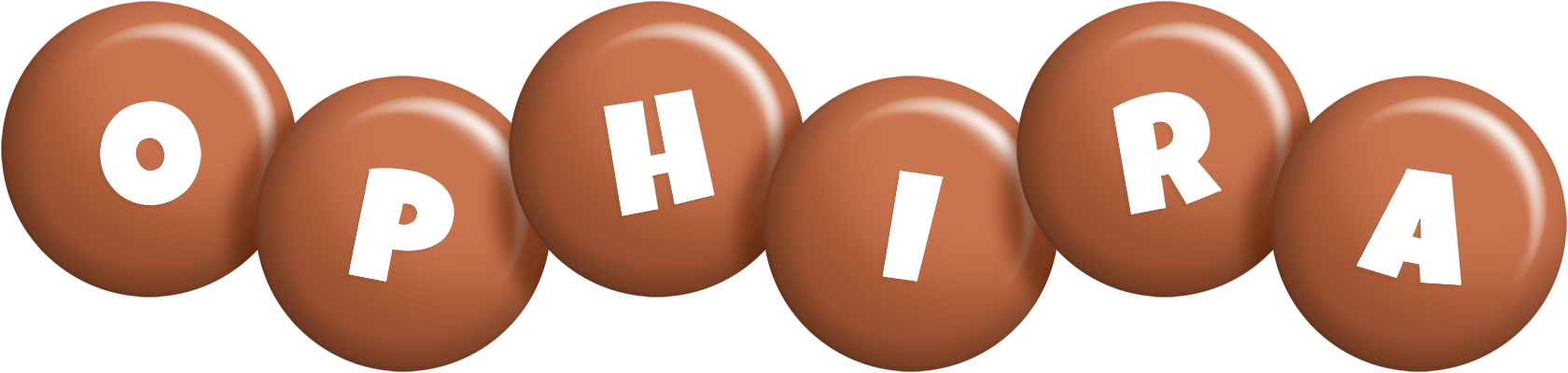 Ophira candy-brown logo