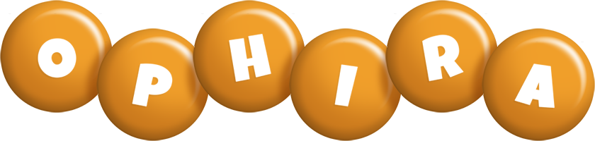 Ophira candy-orange logo