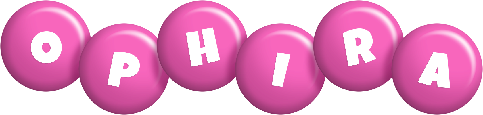 Ophira candy-pink logo