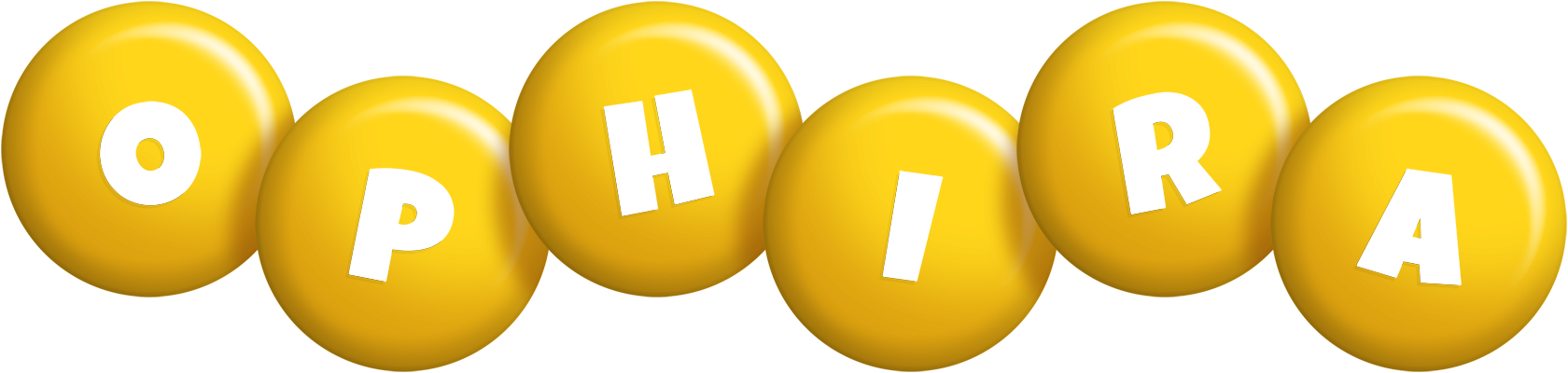 Ophira candy-yellow logo