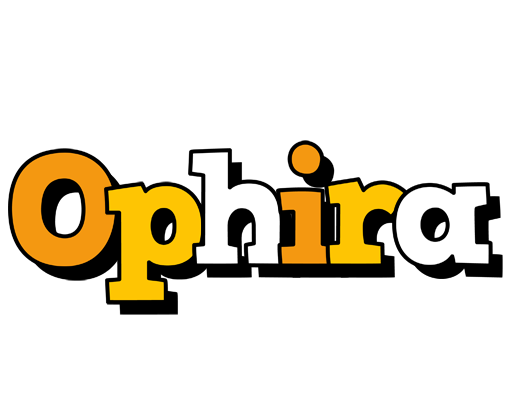 Ophira cartoon logo