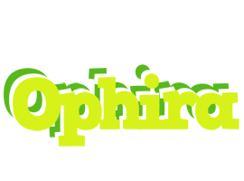 Ophira citrus logo