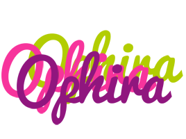 Ophira flowers logo