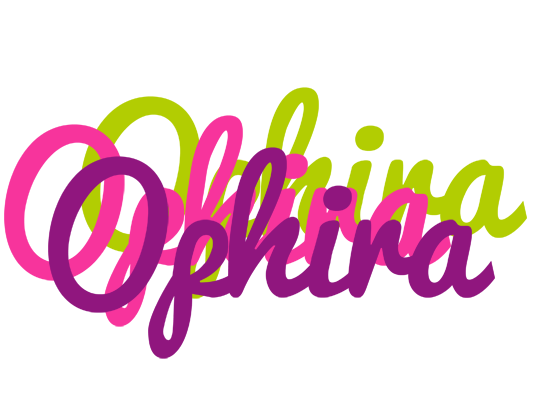 Ophira flowers logo
