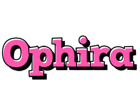 Ophira girlish logo