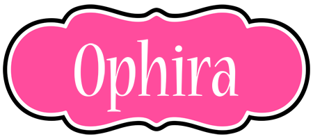 Ophira invitation logo