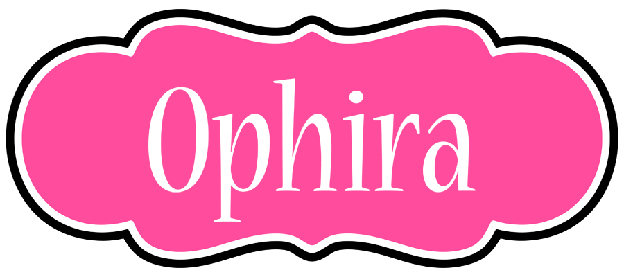 Ophira invitation logo