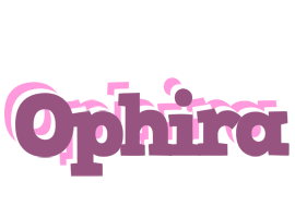 Ophira relaxing logo