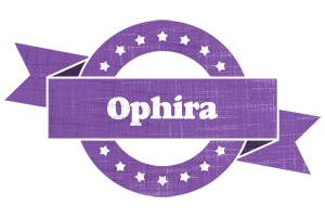 Ophira royal logo