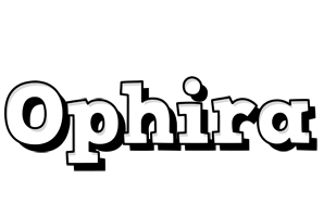 Ophira snowing logo
