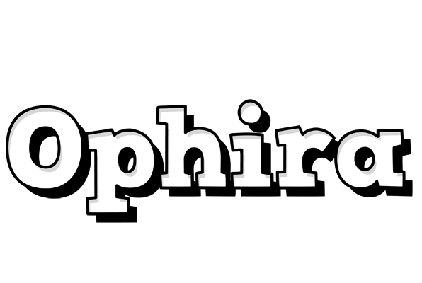 Ophira snowing logo