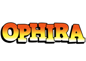 Ophira sunset logo