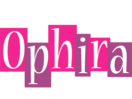 Ophira whine logo