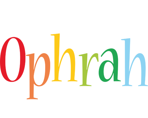 Ophrah birthday logo