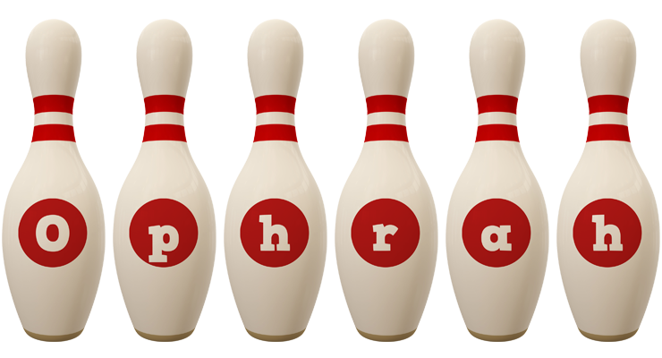 Ophrah bowling-pin logo