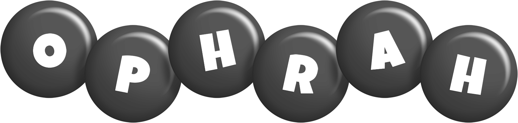 Ophrah candy-black logo
