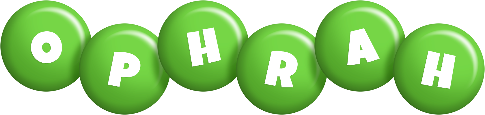 Ophrah candy-green logo