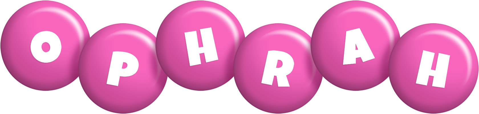 Ophrah candy-pink logo