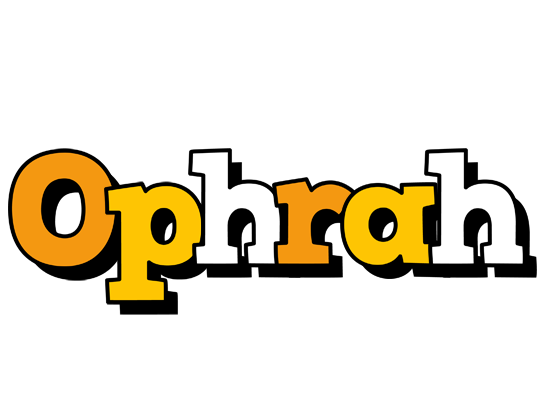 Ophrah cartoon logo