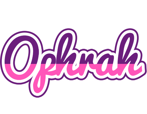 Ophrah cheerful logo