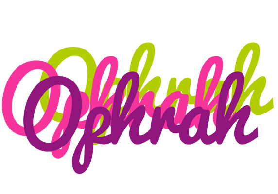 Ophrah flowers logo