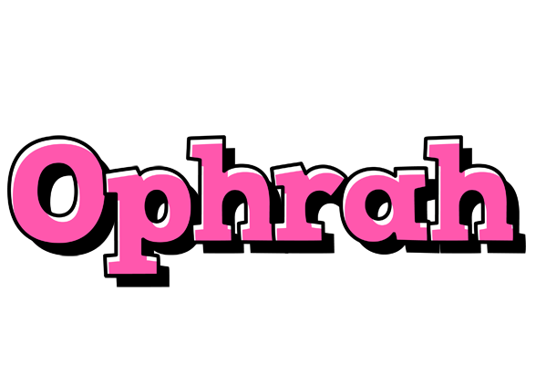Ophrah girlish logo