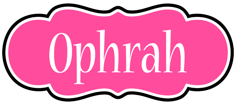 Ophrah invitation logo