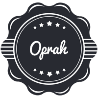 Oprah badge logo