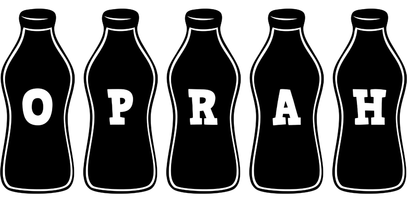 Oprah bottle logo