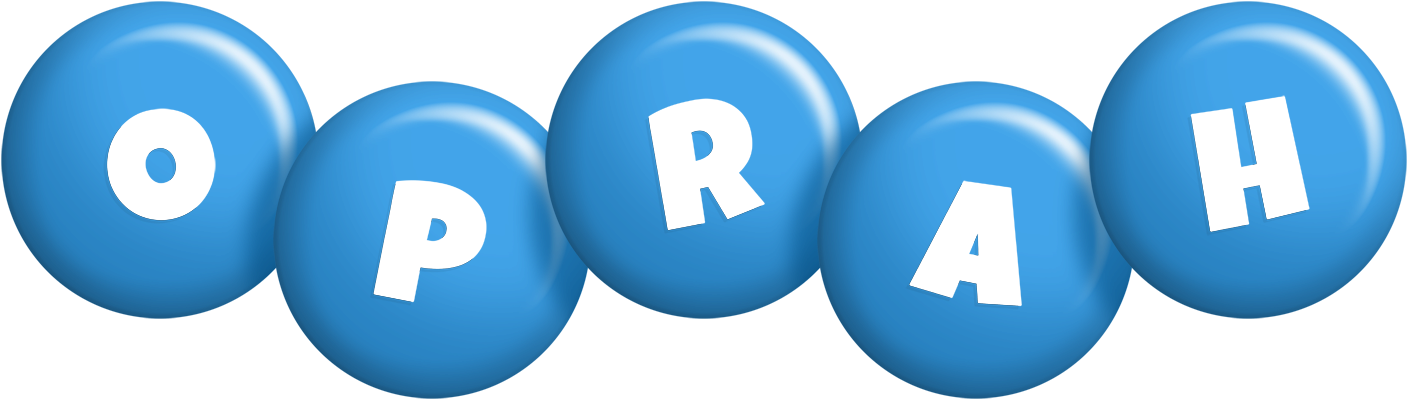 Oprah candy-blue logo