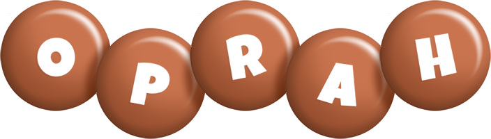 Oprah candy-brown logo