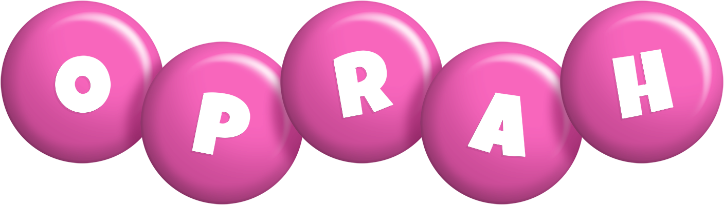 Oprah candy-pink logo
