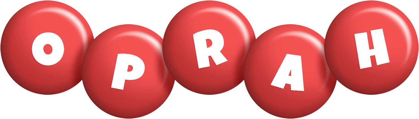Oprah candy-red logo