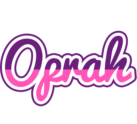 Oprah cheerful logo