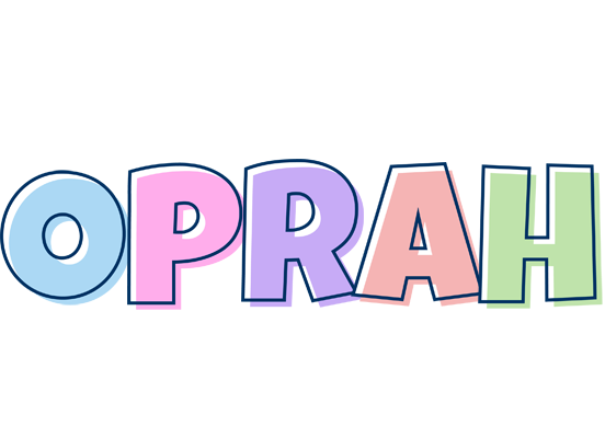 Oprah pastel logo