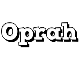 Oprah snowing logo