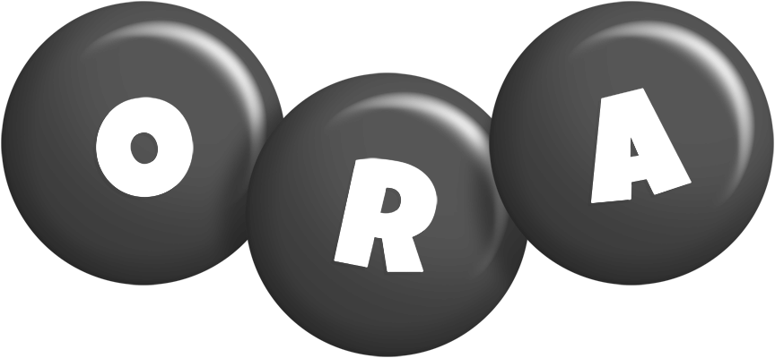 Ora candy-black logo