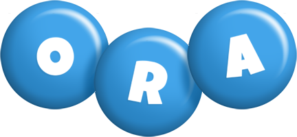 Ora candy-blue logo
